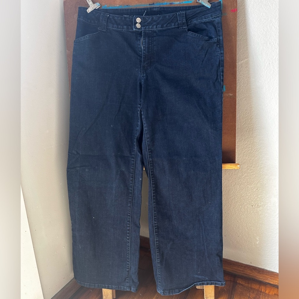 Lane Bryant Dark Blue Bootcut Jeans
